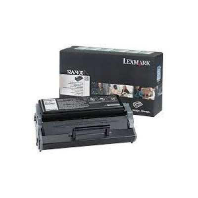 Lexmark 12A7400 Black Toner Original Cartridge (3000 Pages) for Lexmark E321, E321t, E323, E323n, E323t, E323tn